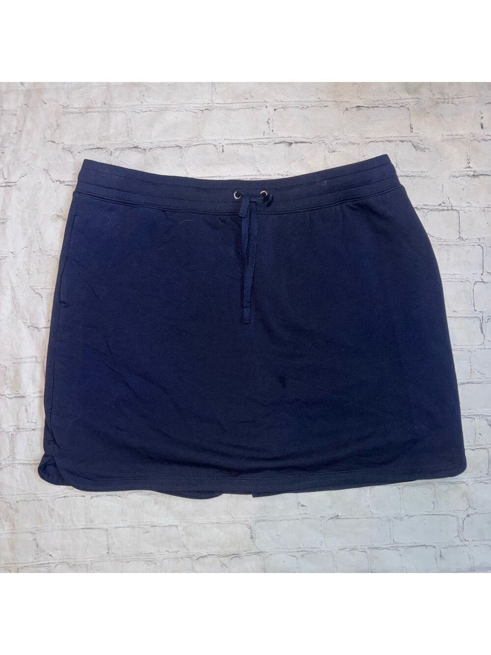 NWT Women’s Large Karen Scott Intrepid Blue Cotton Sport Skort